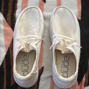 Hey Dude White Casual Shoes